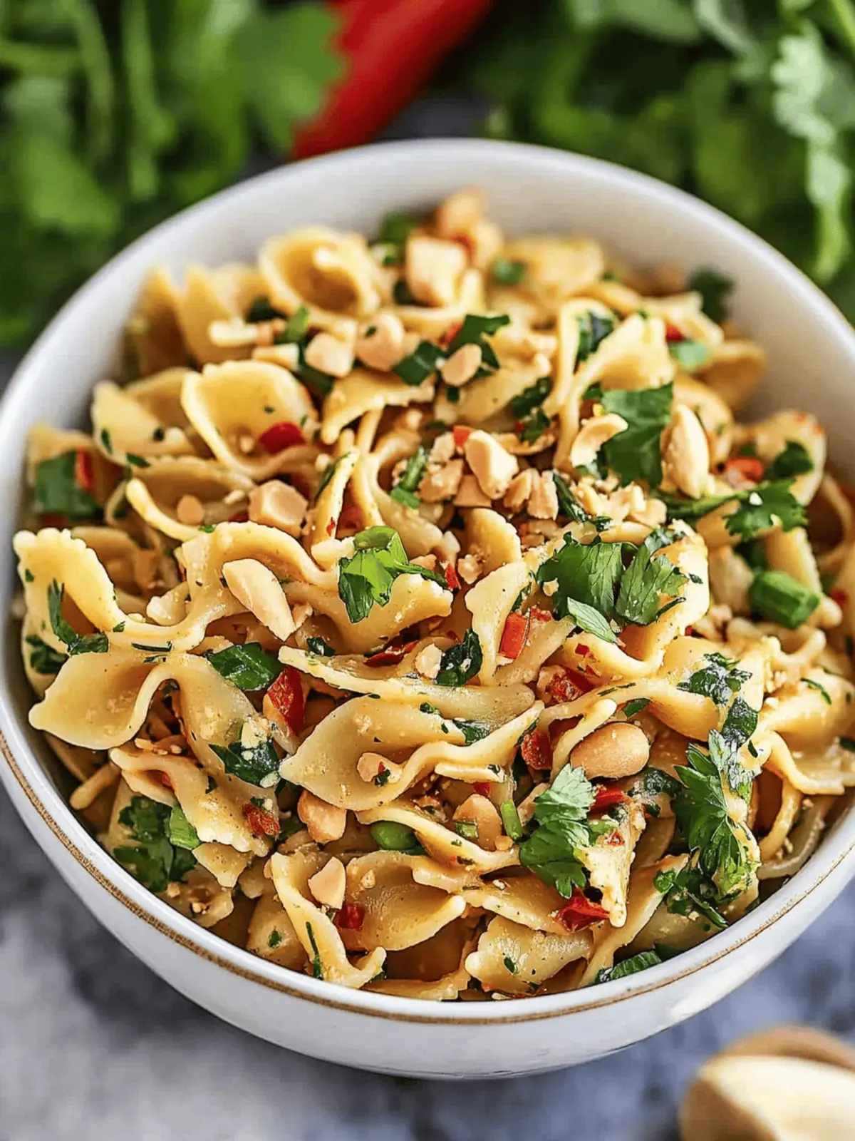 Spicy Thai Pasta Salad
