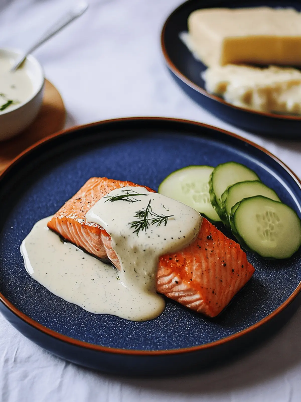 Salmon with Norwegian Butter Sauce (Sandefjordsmør)