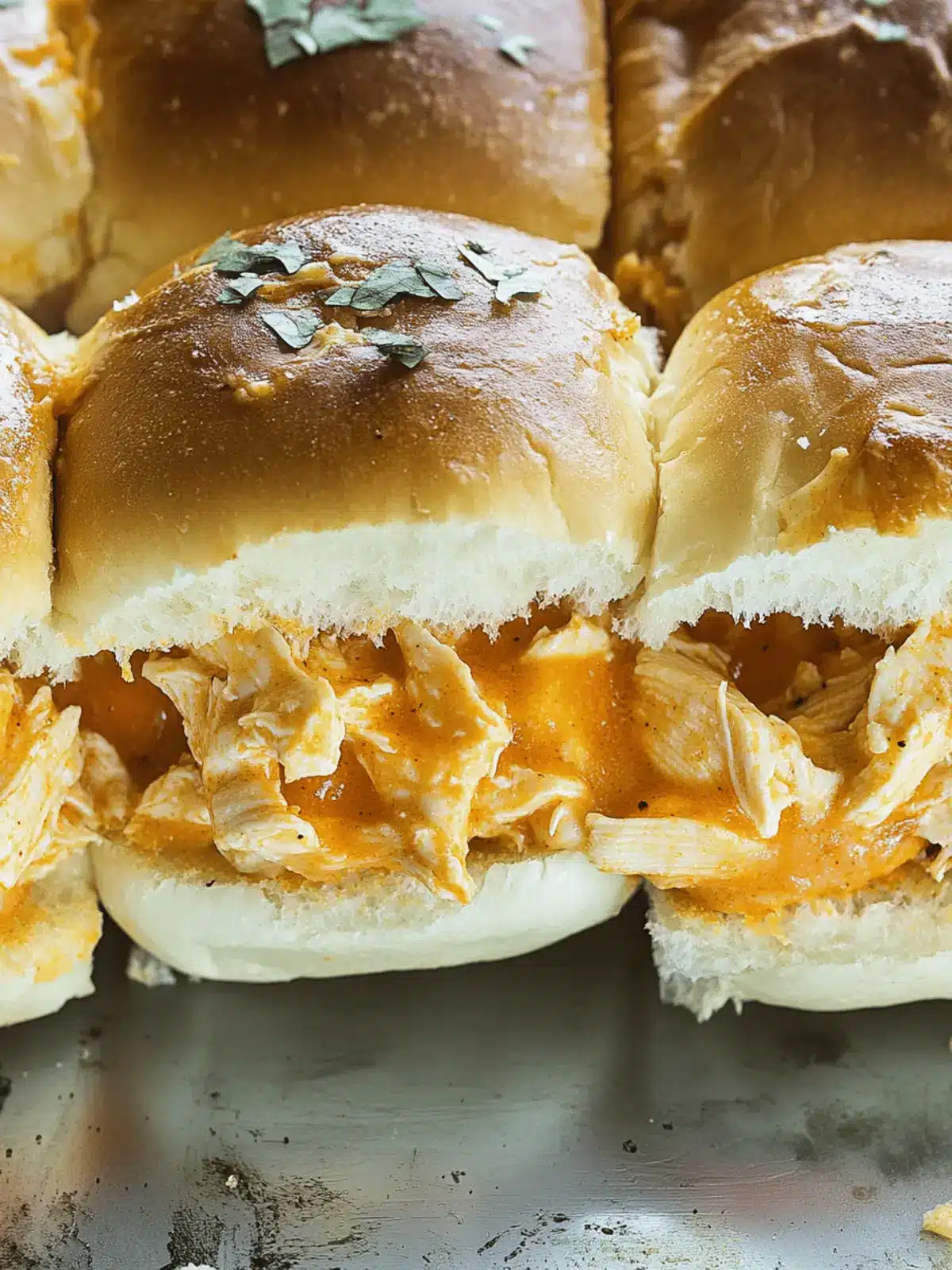 Buffalo Chicken Sliders