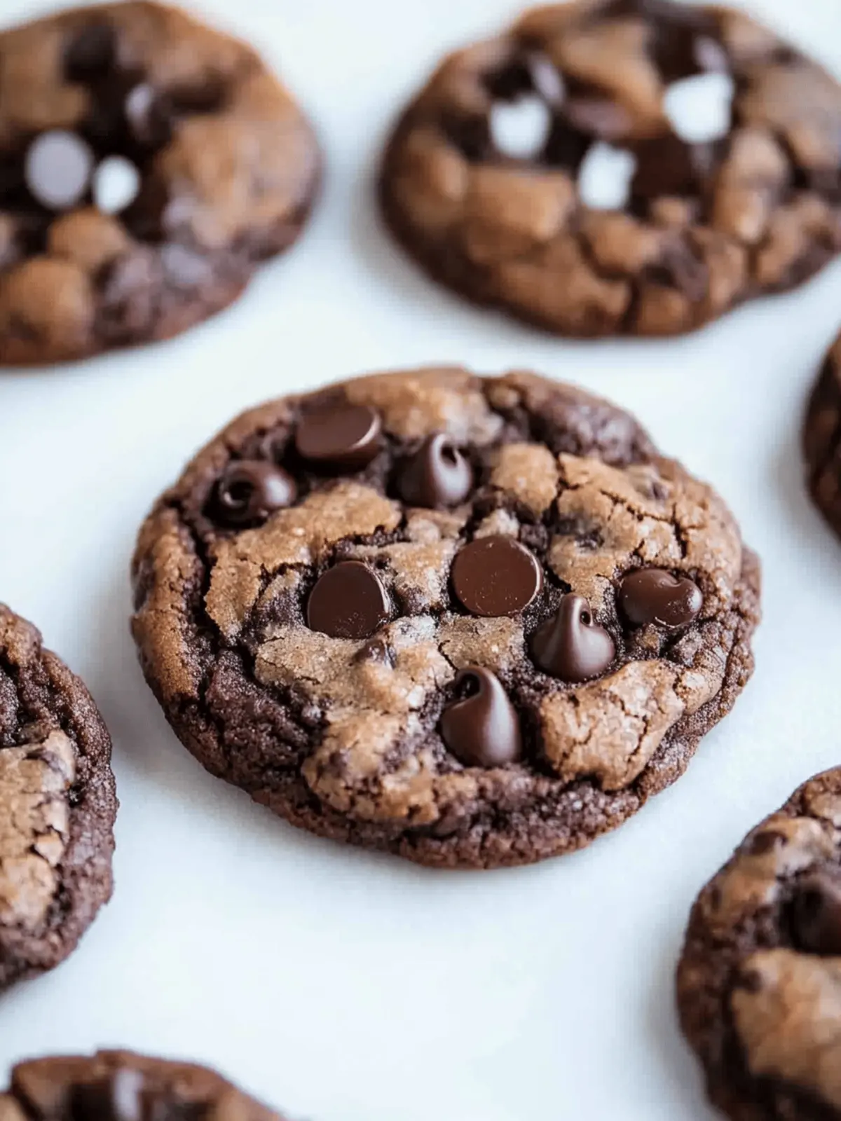 Triple Chocolate Chip Cookies