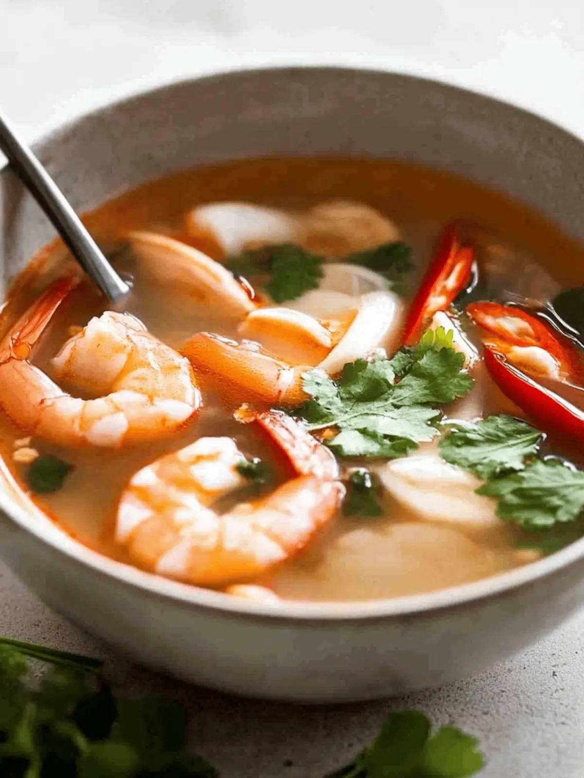 Tom Yum Soup (Thai soup)