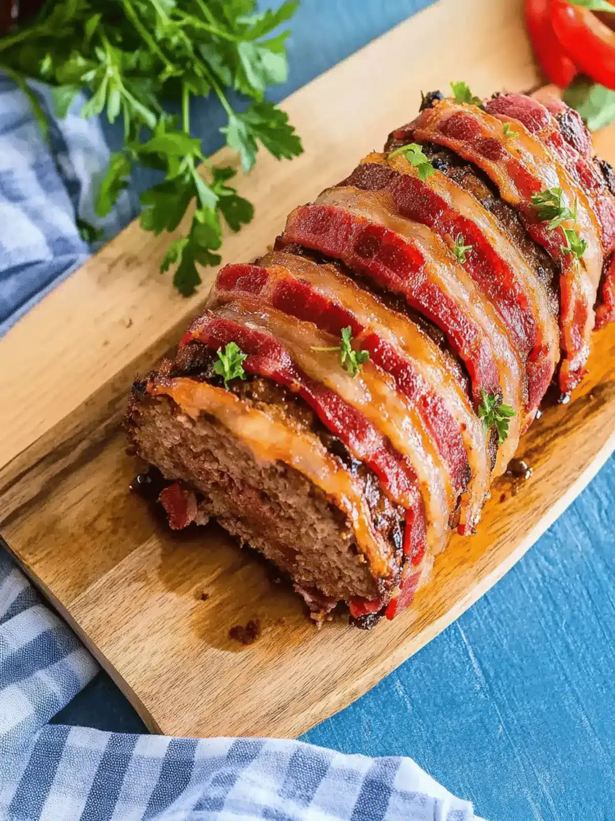 Bacon Wrapped Meatloaf