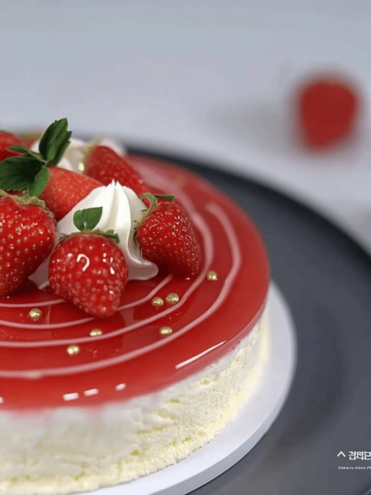 Korean style Strawberry Shortcake
