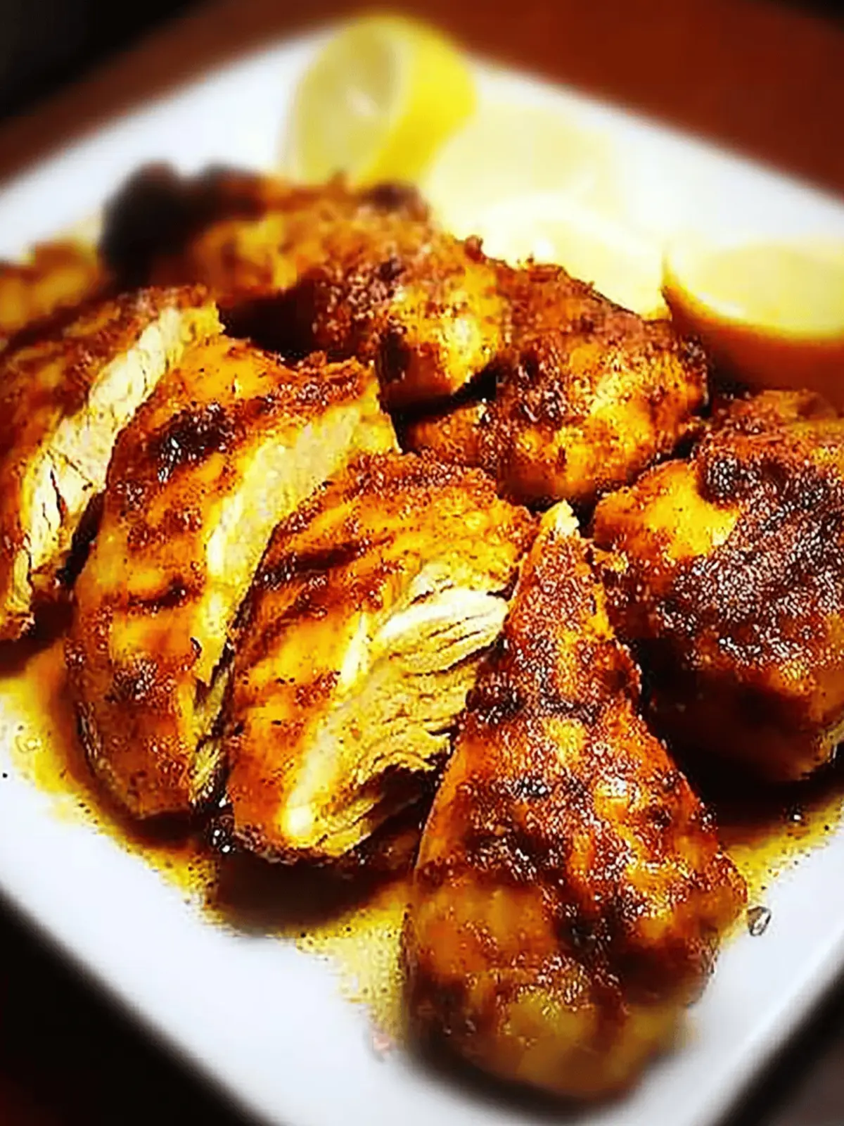 Spicy Indian Baked Chicken Masaledar Murghi