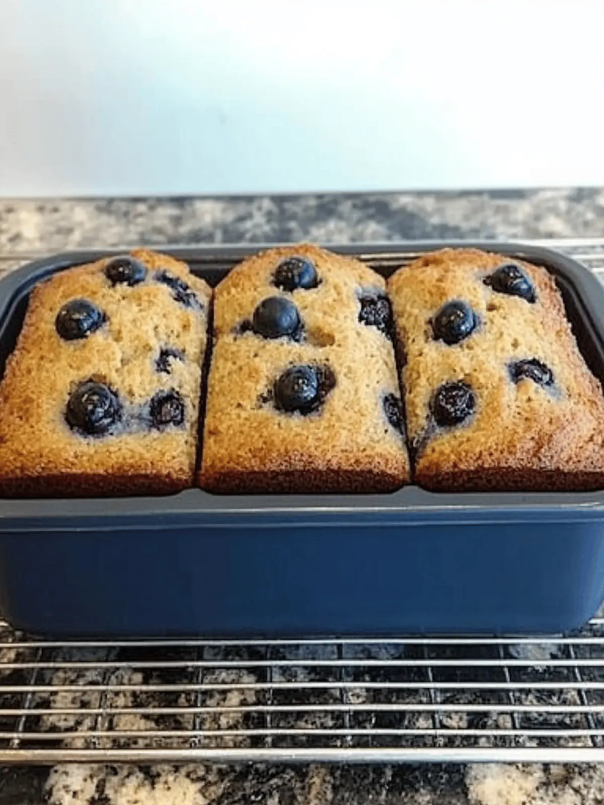 Mini Blueberry Banana Bread