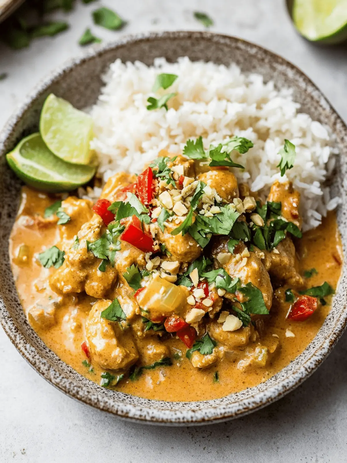 Slow Cooker Thai Peanut Chicken