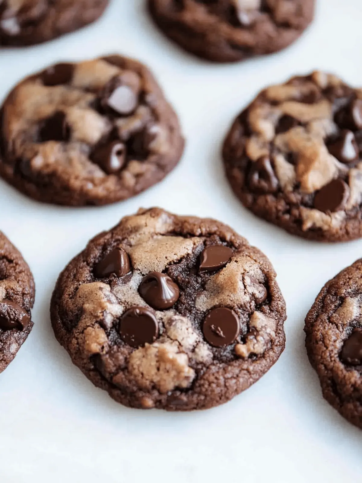 Triple Chocolate Chip Cookies