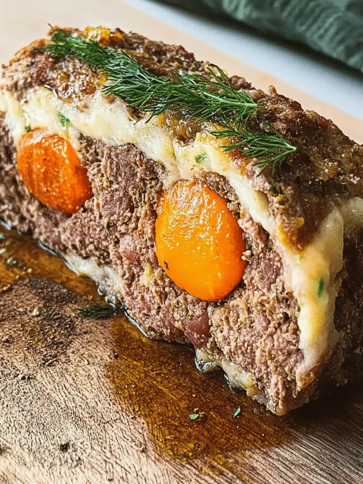 Hungarian stuffed meatloaf (Stefánia vagdalt)