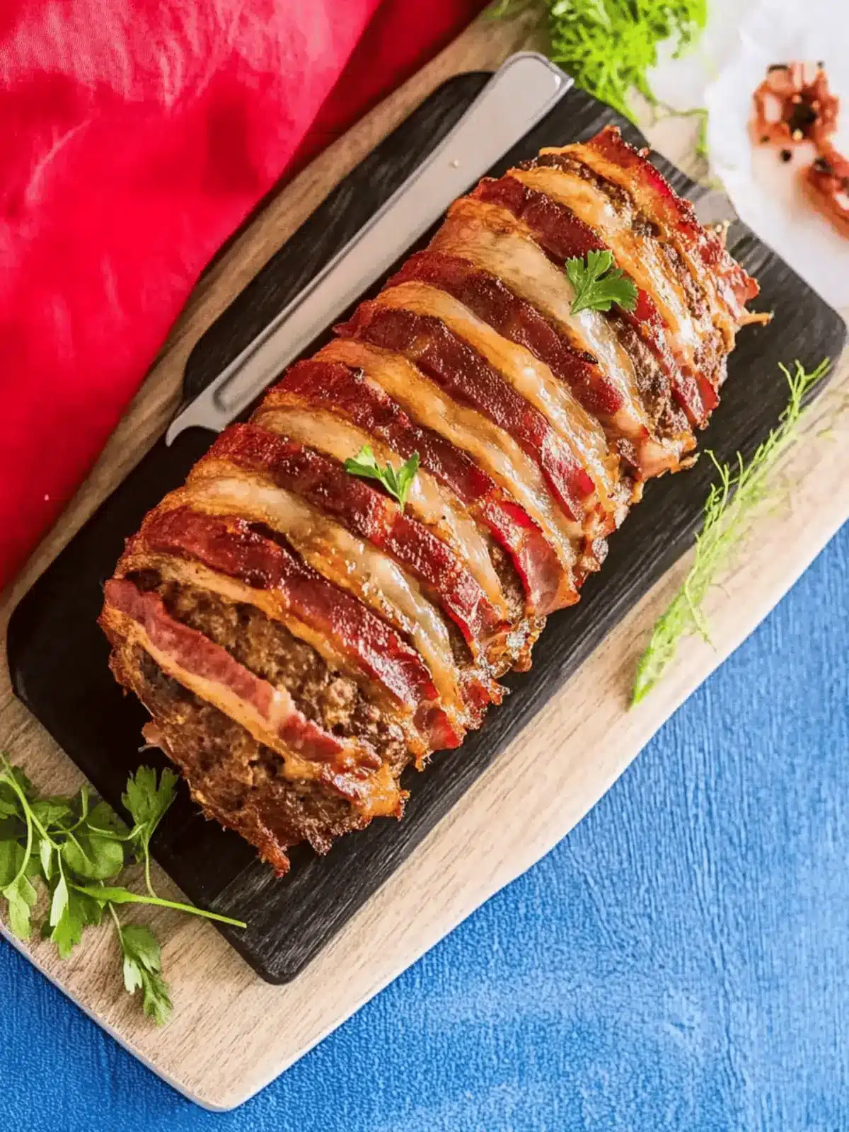 Bacon Wrapped Meatloaf