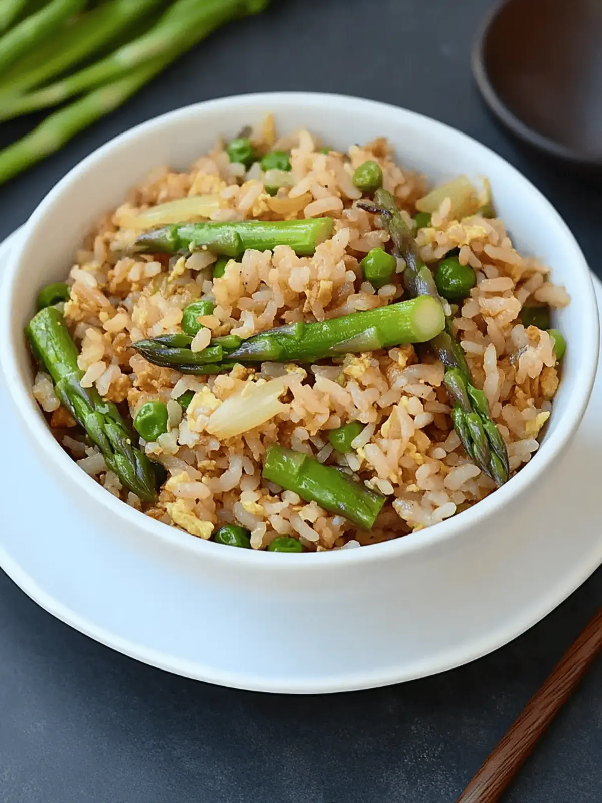 Asparagus and Ginger Fried Rice