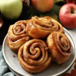 Brioche Cinnamon Rolls with Apples