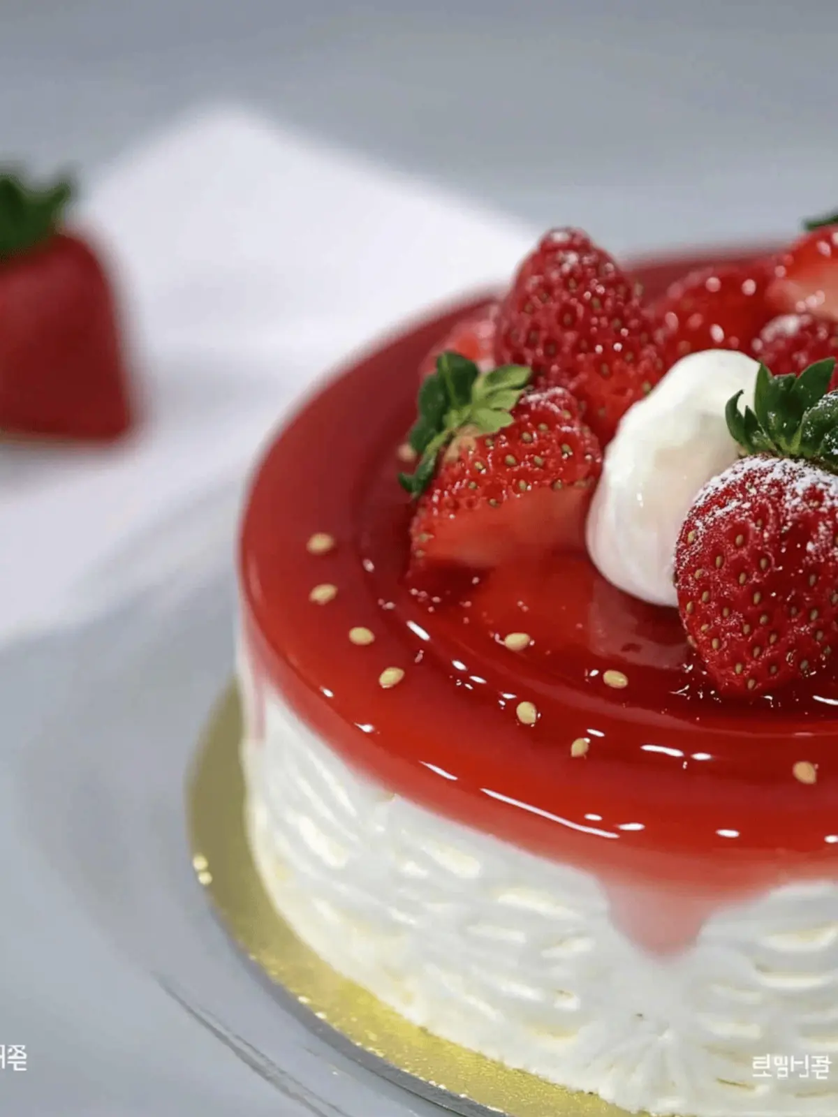 Korean style Strawberry Shortcake