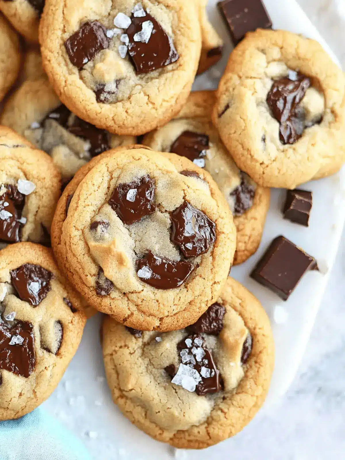 Sea Salt Chocolate Chunk Cookies