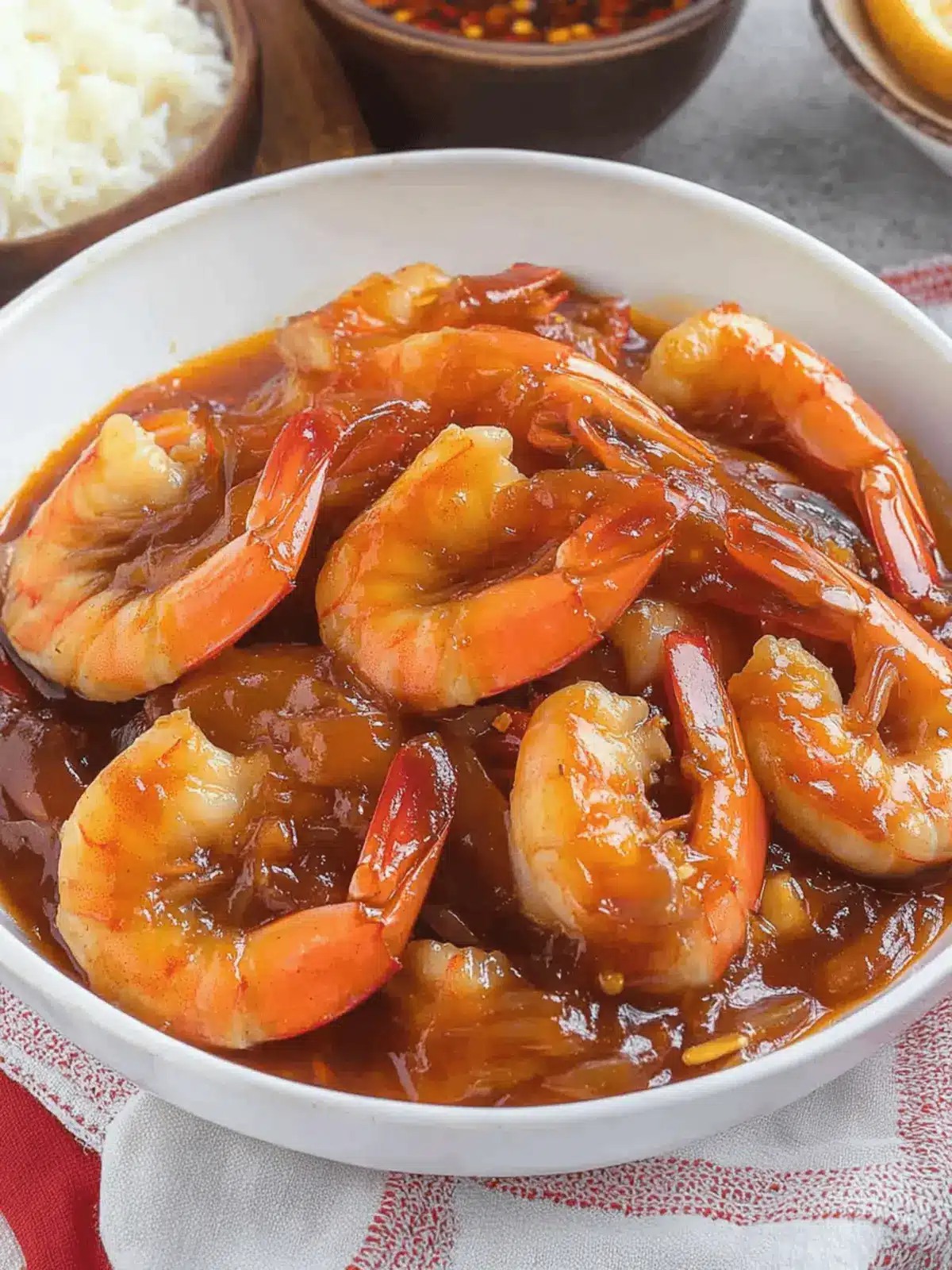 Shrimp with Oyster Sauce