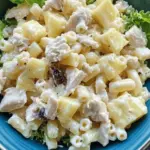 Macaroni Salad with Chicken and Pineapple