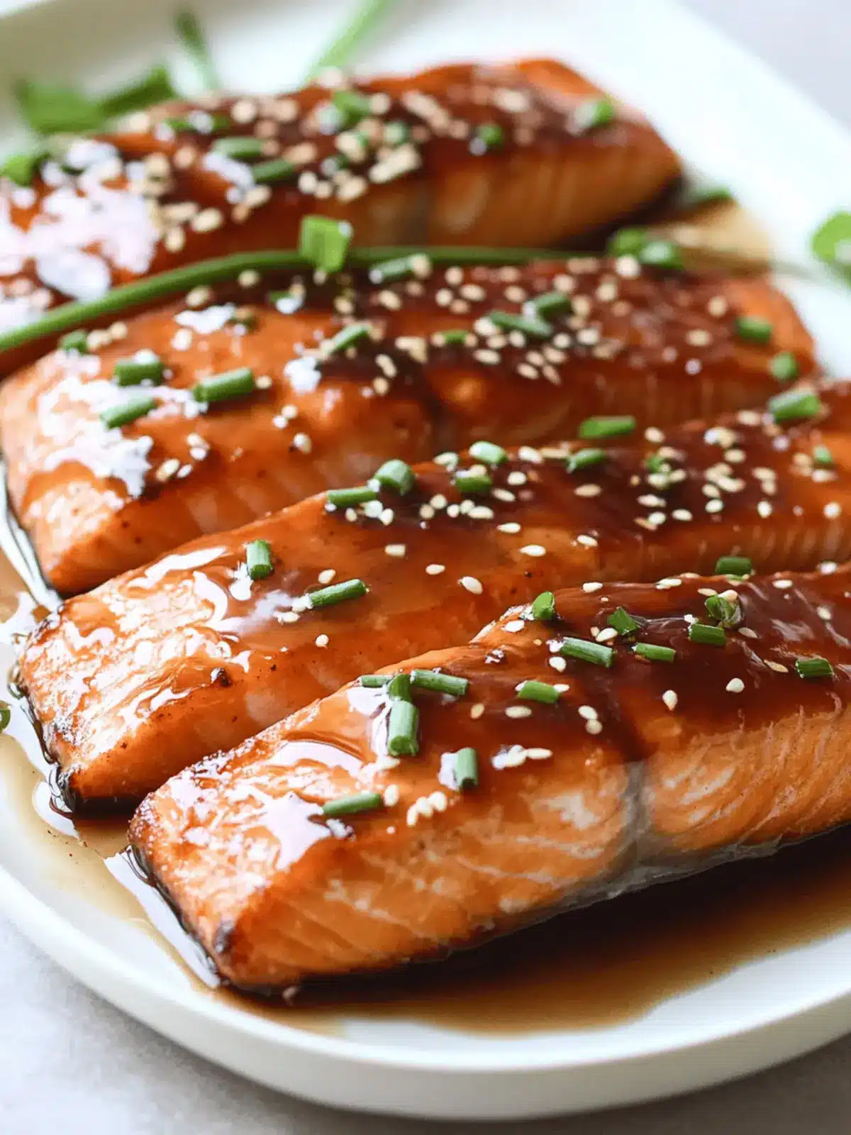 Maple Glazed Salmon with Fresh Chives