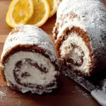 Orange Ricotta Cake Roll