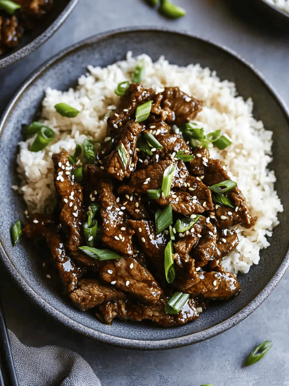 Mongolian Beef