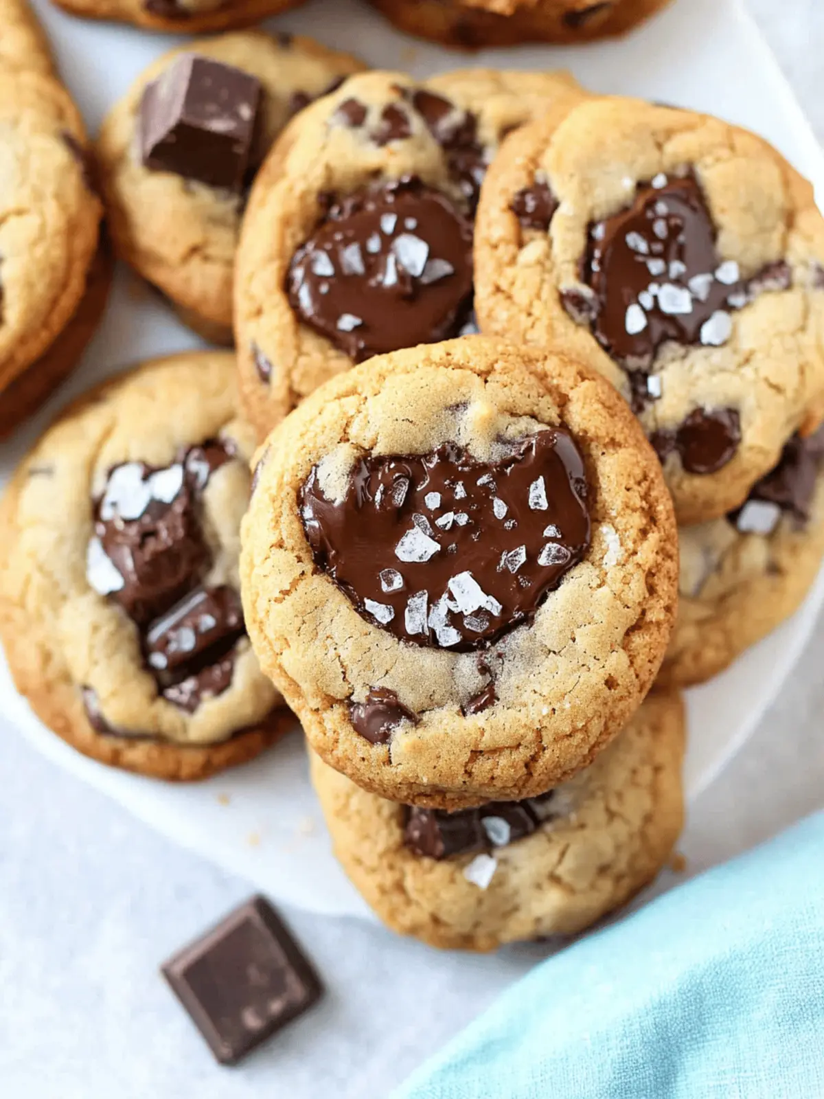 Sea Salt Chocolate Chunk Cookies