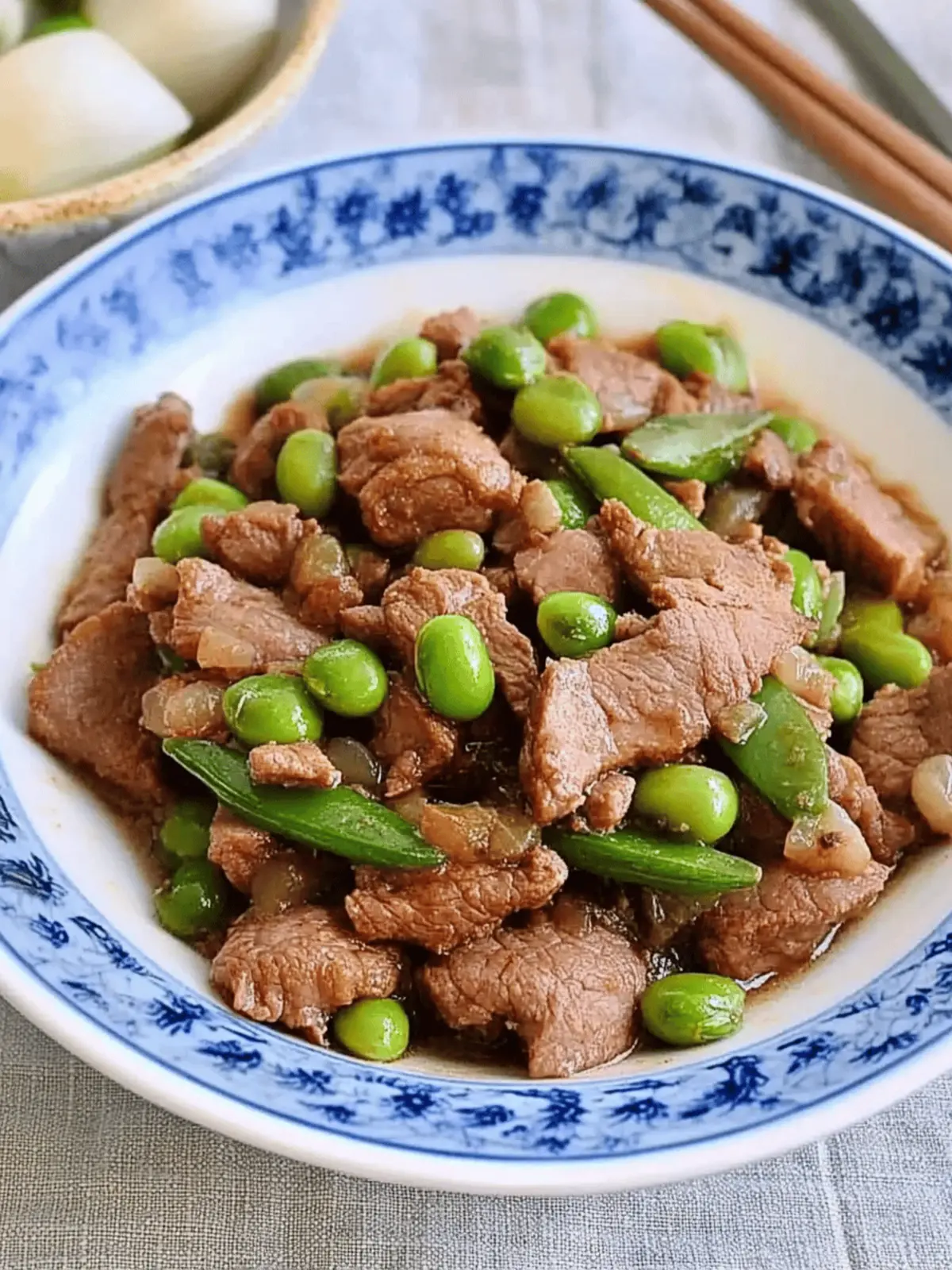 Lamb and Fava Bean Stir-Fr