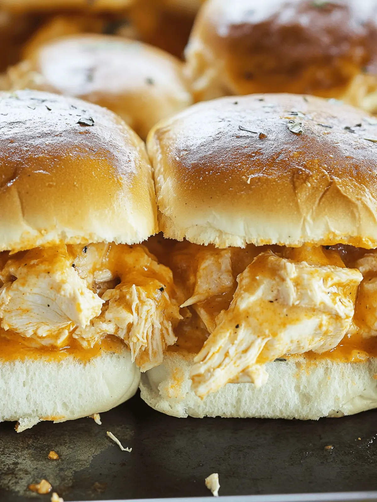 Buffalo Chicken Sliders