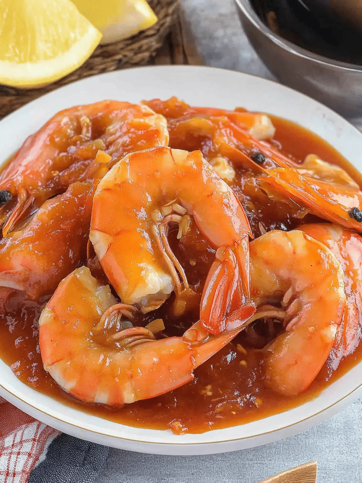 Shrimp with Oyster Sauce