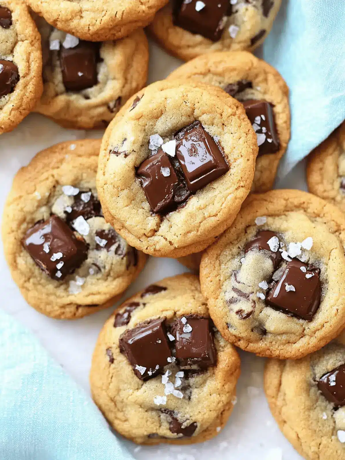 Sea Salt Chocolate Chunk Cookies