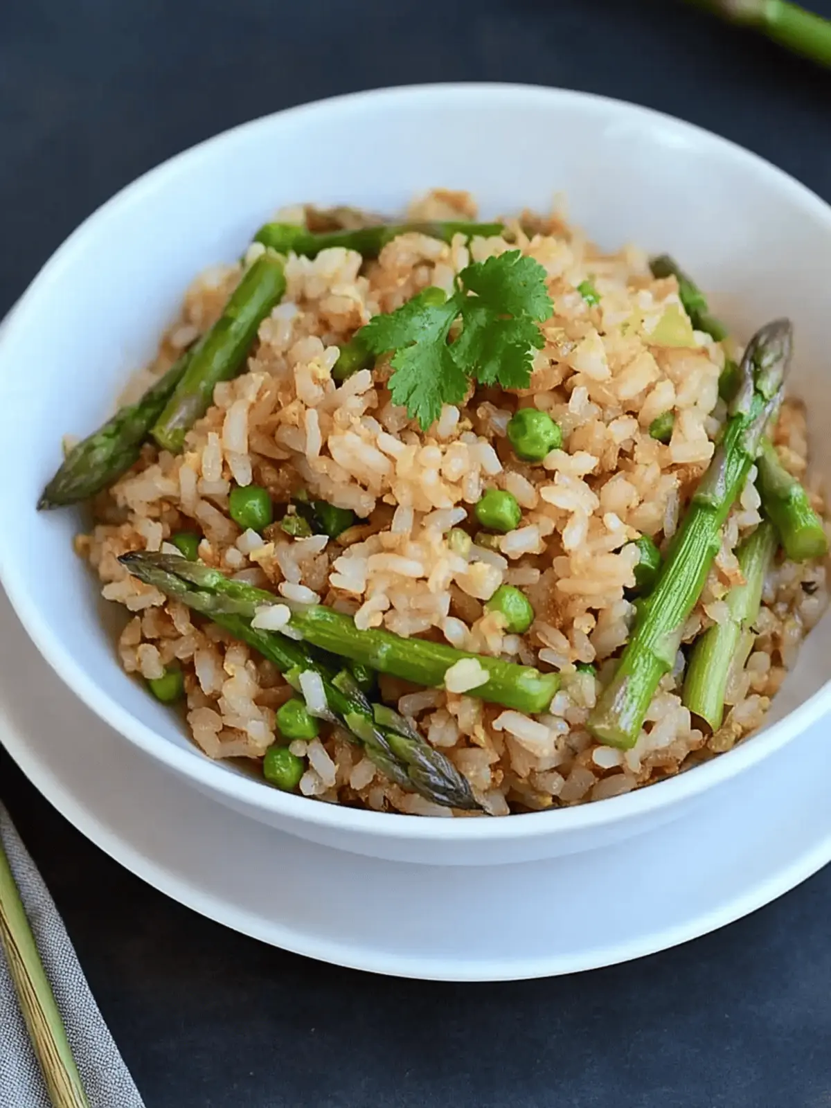 Asparagus and Ginger Fried Rice