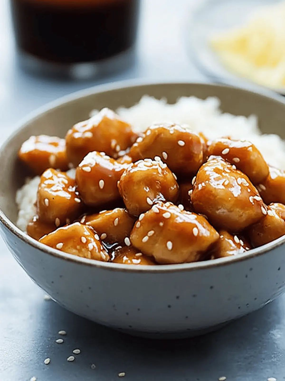 Slow Cooker Honey Sesame Chicken