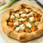 Savoury Butternut Squash, Leek, and Goat Cheese Crostata