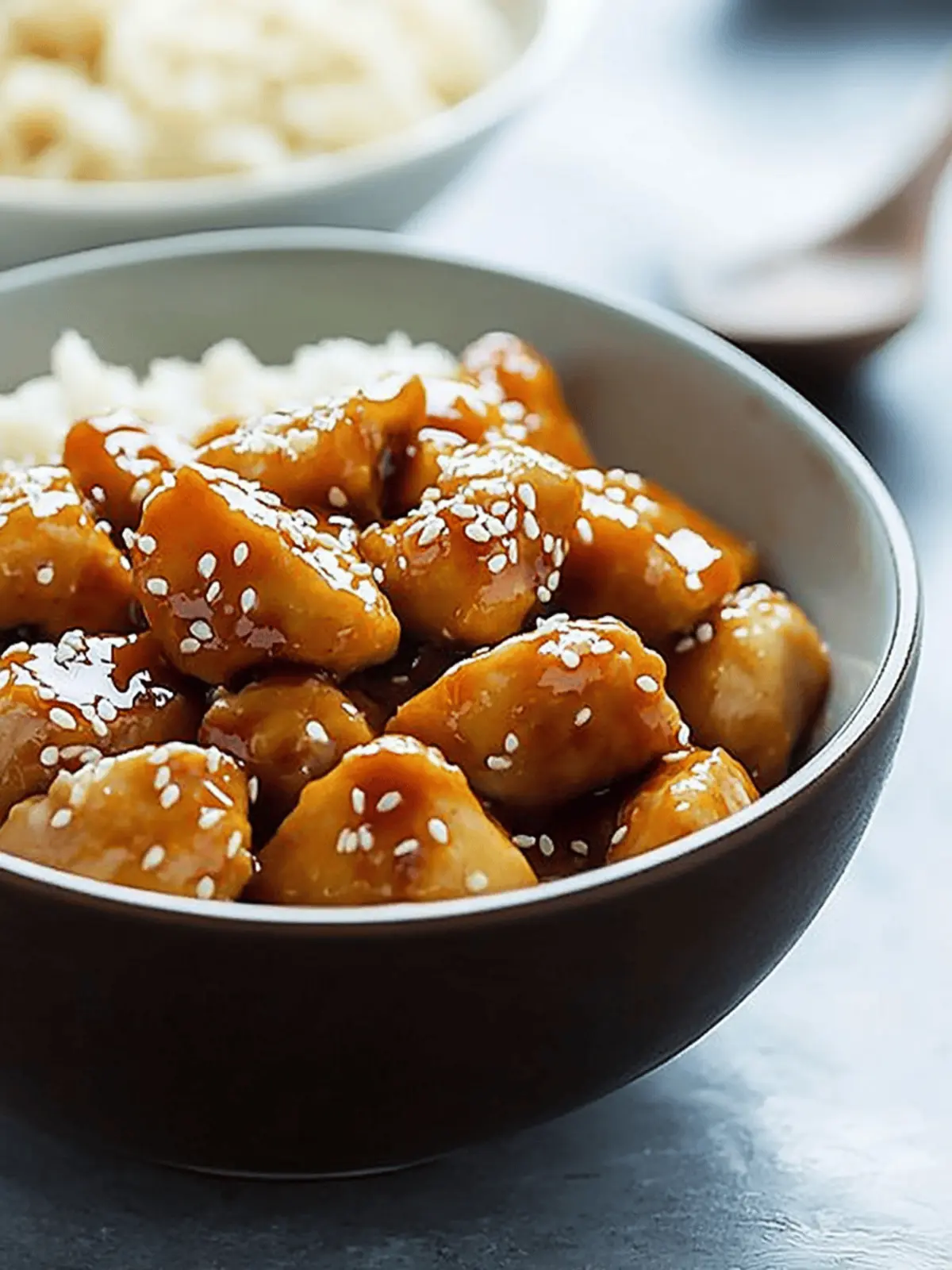 Slow Cooker Honey Sesame Chicken
