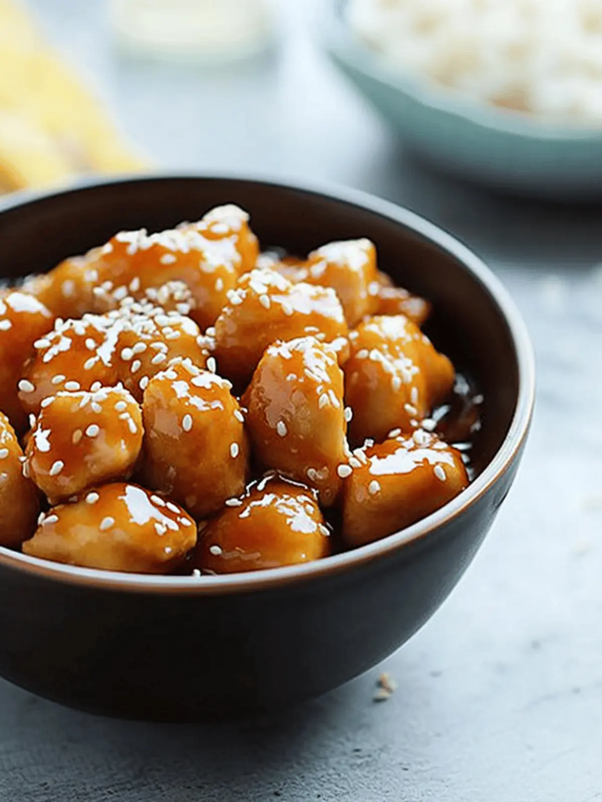 Slow Cooker Honey Sesame Chicken