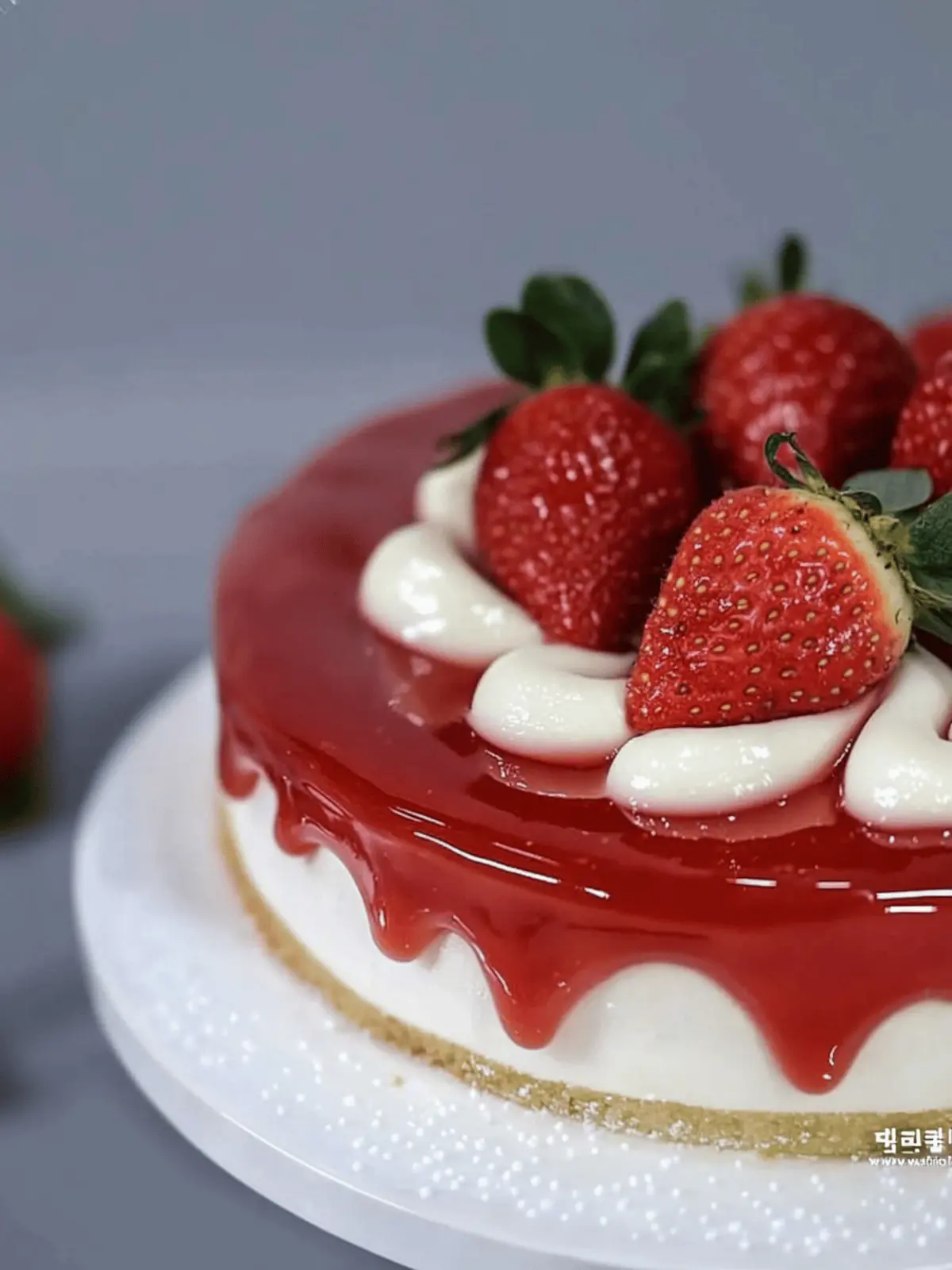 Korean style Strawberry Shortcake