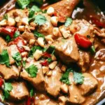 Slow Cooker Thai Peanut Chicken