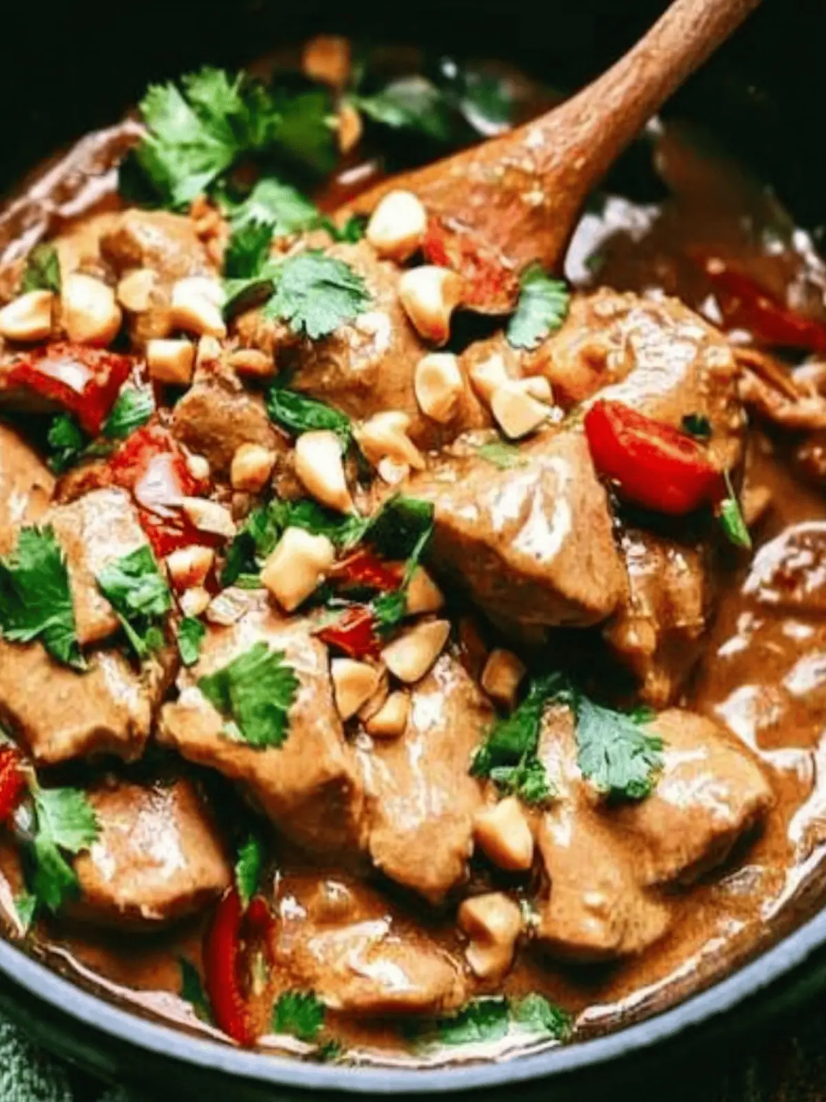 Slow Cooker Thai Peanut Chicken