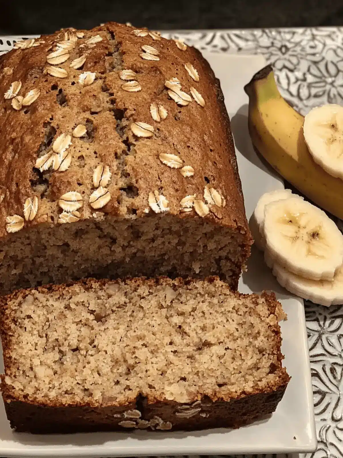 Oatmeal Banana Bread