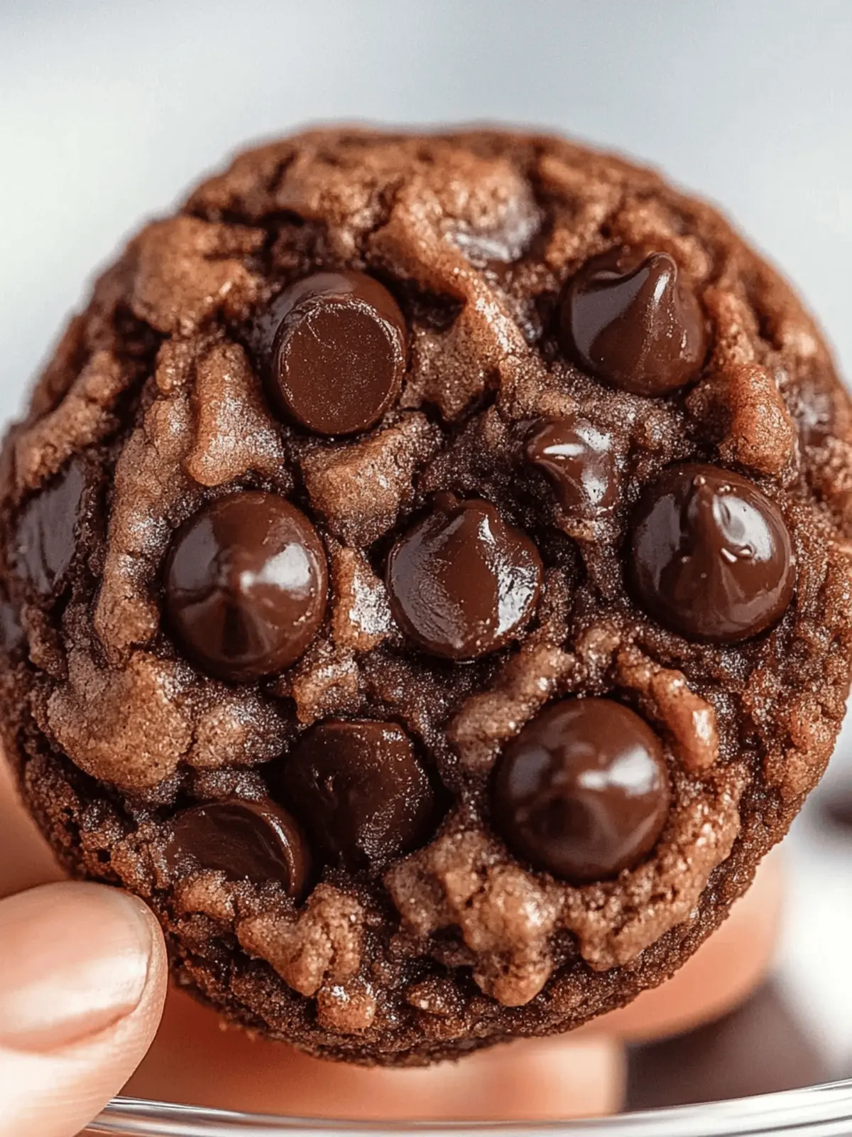 Chewy Double Chocolate Chip Cookies