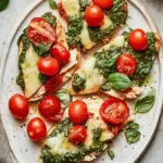 Pesto Chicken Bruschetta