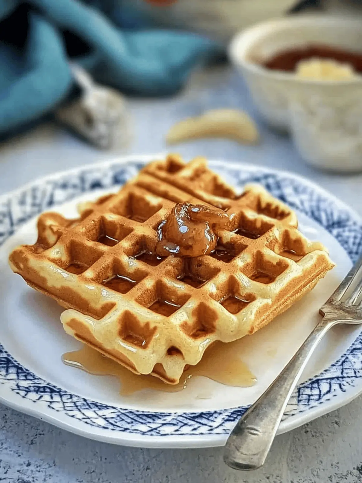 Yeasted Waffles - Mangia Bedda