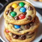 M&Ms Chocolate Chip Cookies