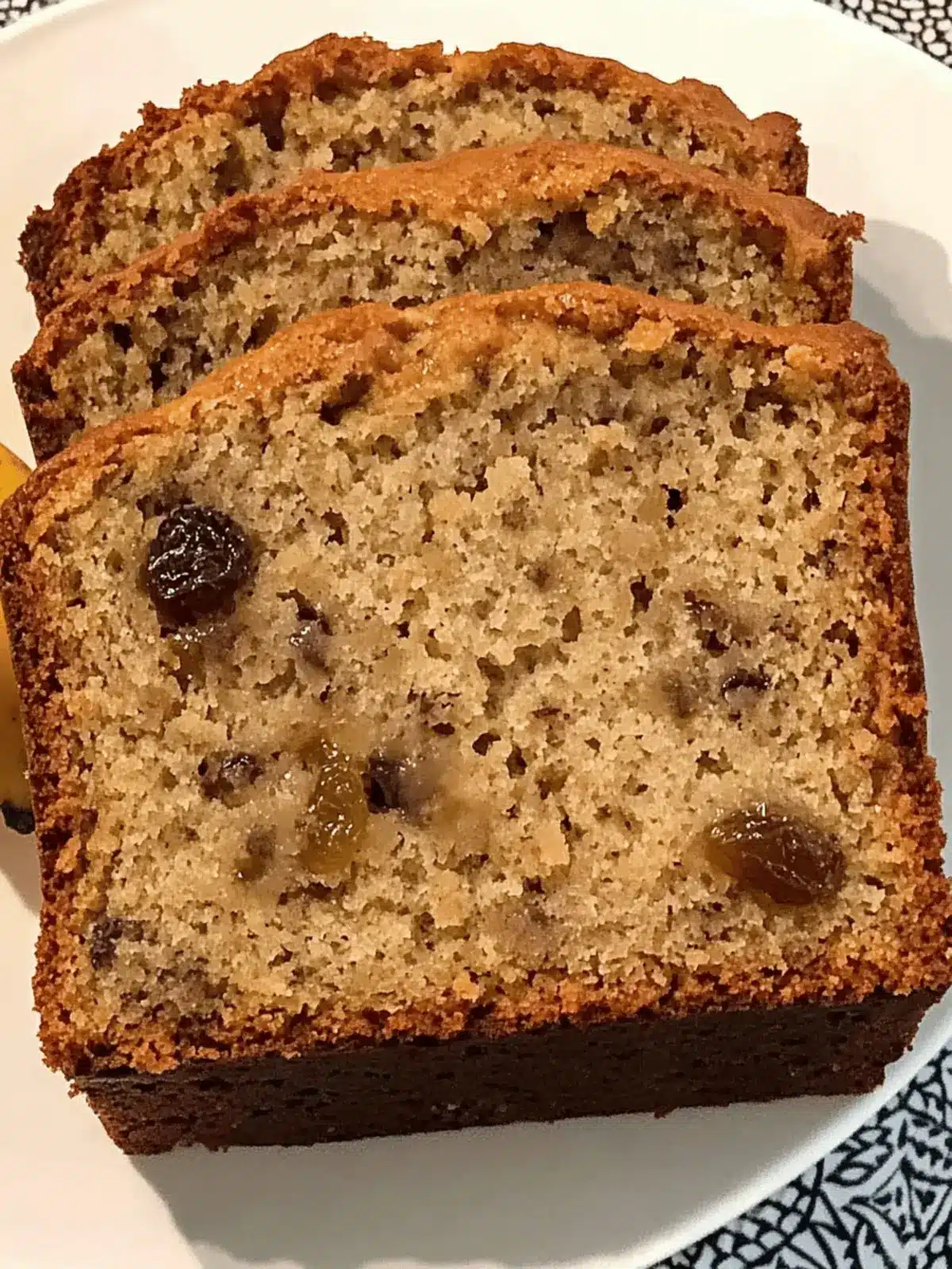 Raisin Banana Bread Recipe (Golden Raisins) - Bread Dad