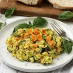 Zucchini Blossom and Egg Scramble