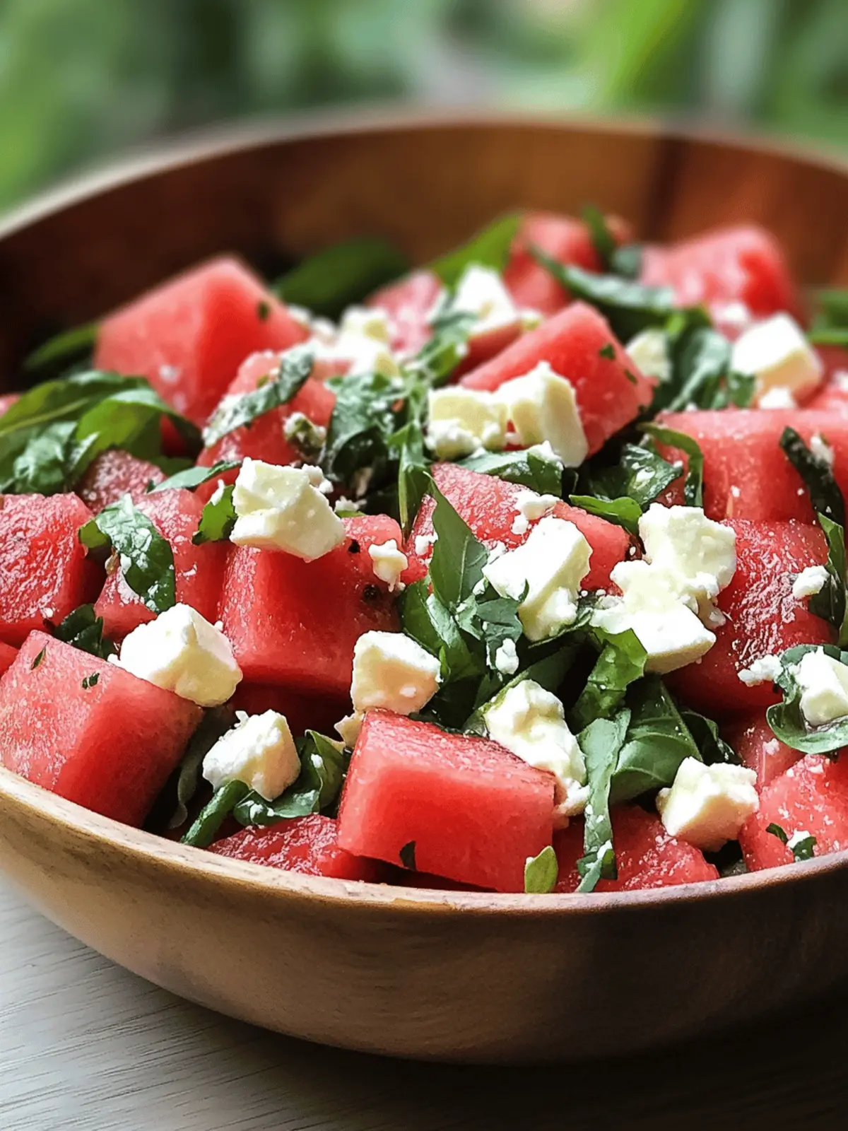Amazing Watermelon Salad with Feta for a Refreshing Summer