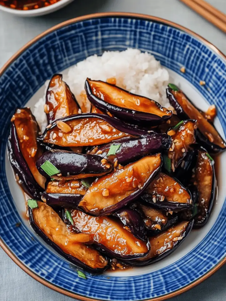 Chinese Eggplant with Garlic Sauce