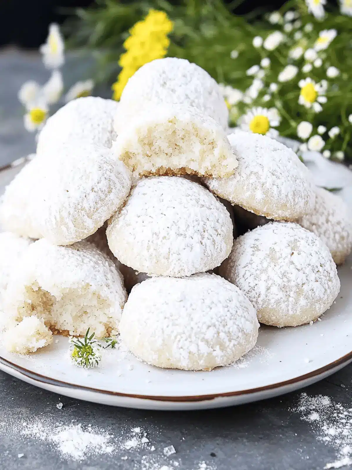 Italian Wedding Cookies Recipe