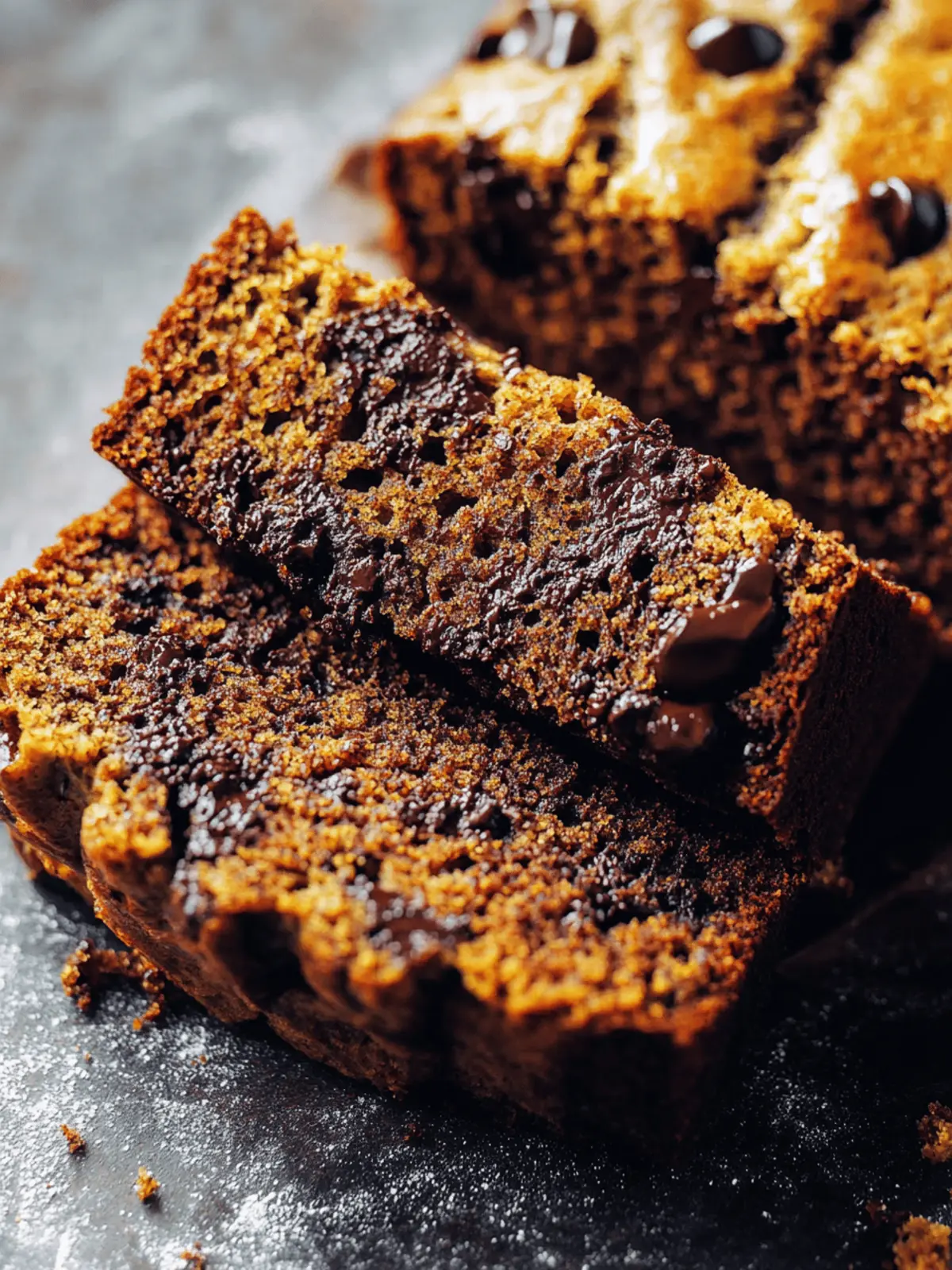 Zucchini Bread with a Chocolate Twist