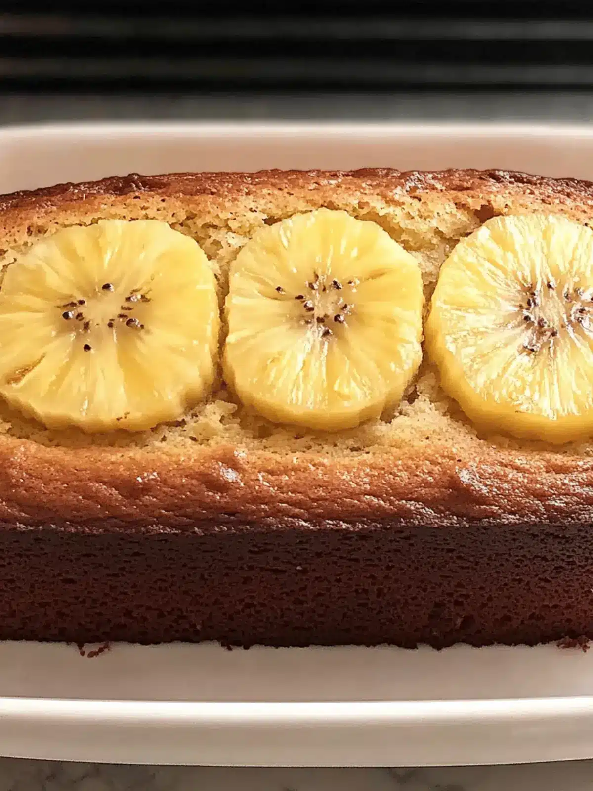 Pineapple Banana Bread Straight from the Oven