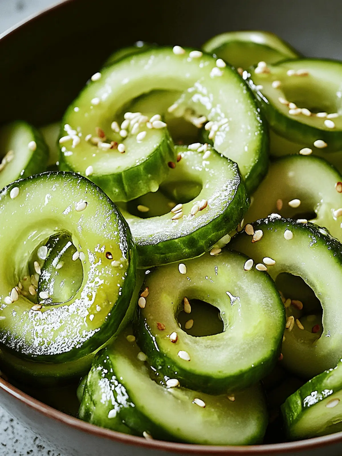 Refreshing Japanese Cucumber Sunomono Salad
