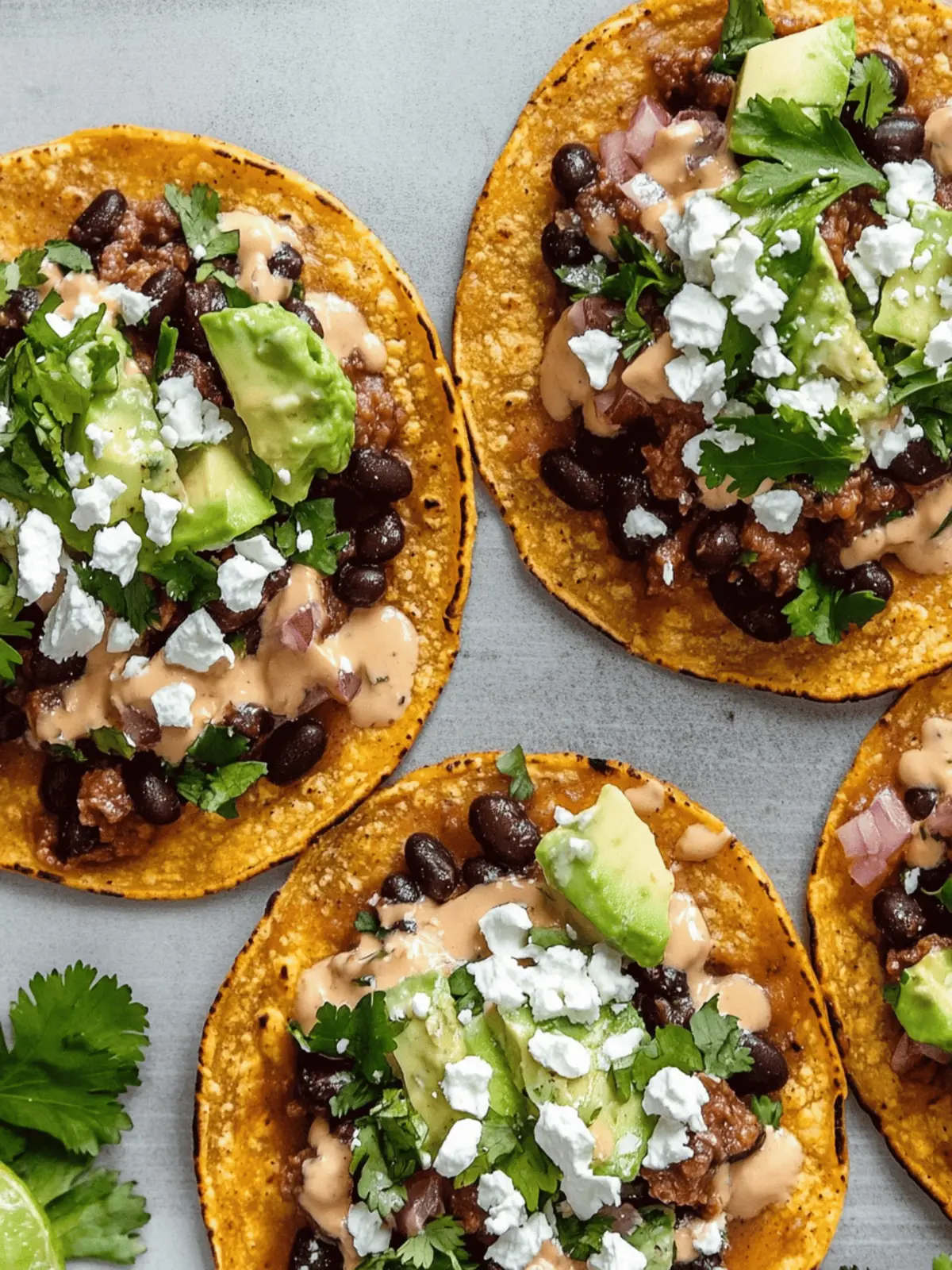 Black Bean Tostadas - Dishing Out Health