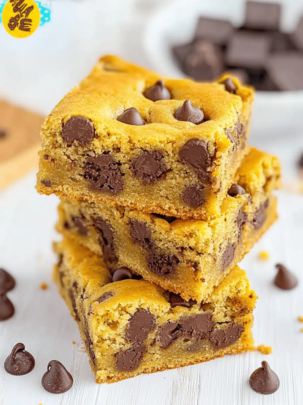 Lazy Chocolate Chip Cookie Bars